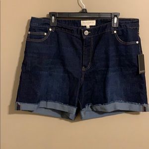 Eloquii denim shorts